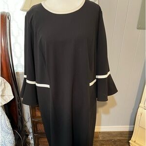 Calvin Klein plus black dress